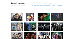 Desktop Screenshot of anneleighton.com